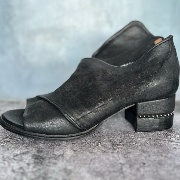 Soft leather comfortable shoes booties peep toe boot - Picture 13 of 15